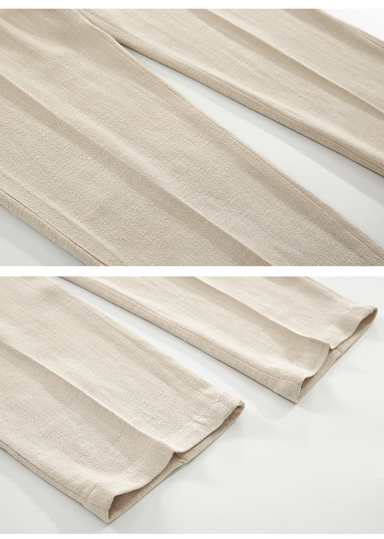 Cotton And Linen Trousers