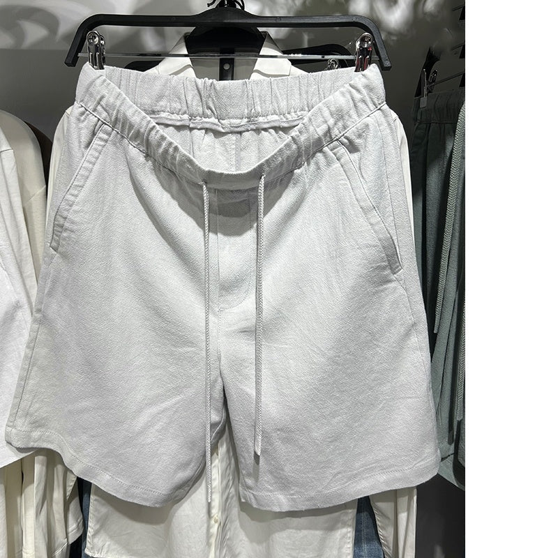 Viscose Linen Blended Casual Shorts