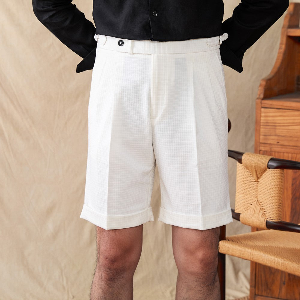 Summer Waffle Shorts Business Casual